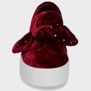 REBECCA MINKOFF  AciaVelvet  Stacey  studded  platform  slip on shoes NIB SZ 6